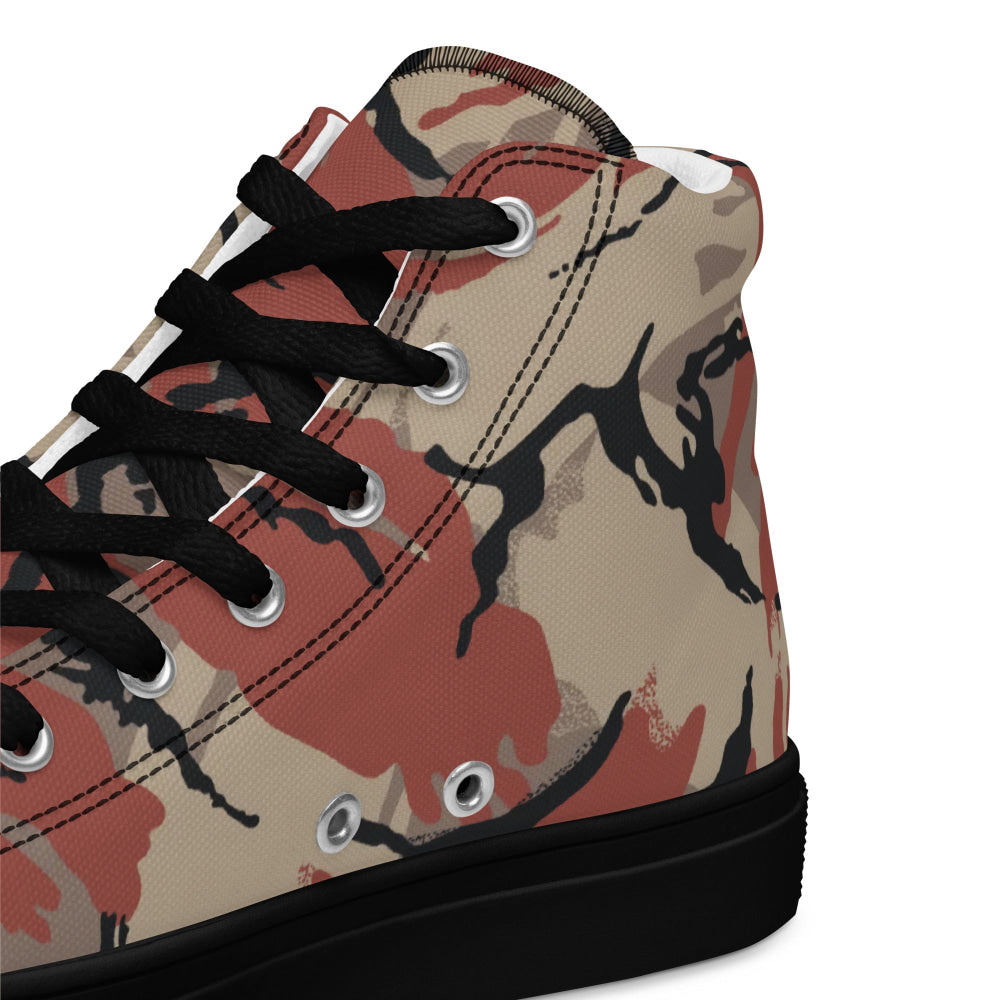 Oman Royal Army DPM Later Version CAMO Men’s high top canvas shoes - Mens High Top Canvas Shoes