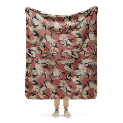 Oman Royal Army DPM Later Version CAMO Sherpa blanket - 50″×60″ - Blanket