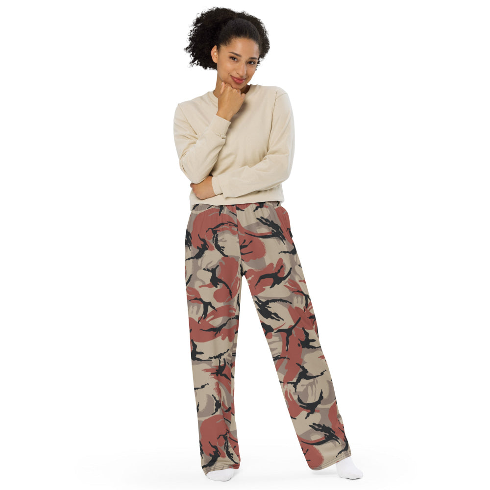 Oman Royal Army DPM Later Version CAMO unisex wide-leg pants - Unisex Wide-Leg Pants