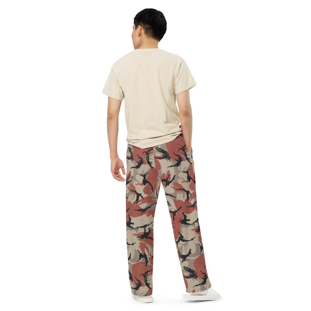 Oman Royal Army DPM Later Version CAMO unisex wide-leg pants - Unisex Wide-Leg Pants