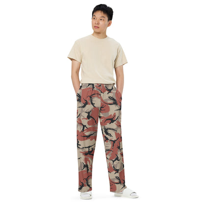 Oman Royal Army DPM Later Version CAMO unisex wide-leg pants - Unisex Wide-Leg Pants