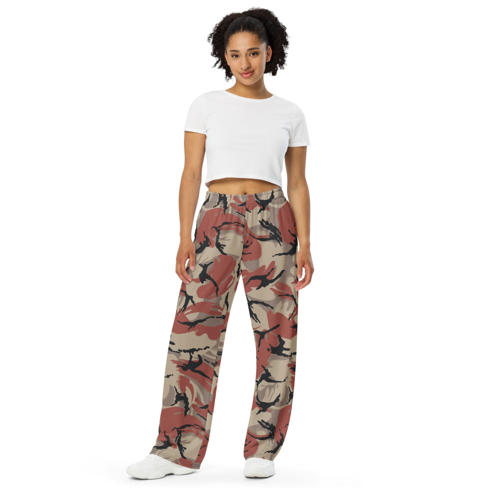 Oman Royal Army DPM Later Version CAMO unisex wide-leg pants - Unisex Wide-Leg Pants