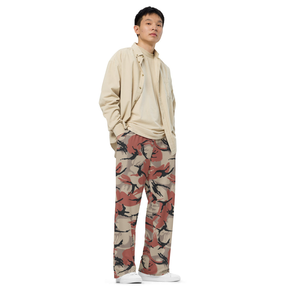 Oman Royal Army DPM Later Version CAMO unisex wide-leg pants - Unisex Wide-Leg Pants