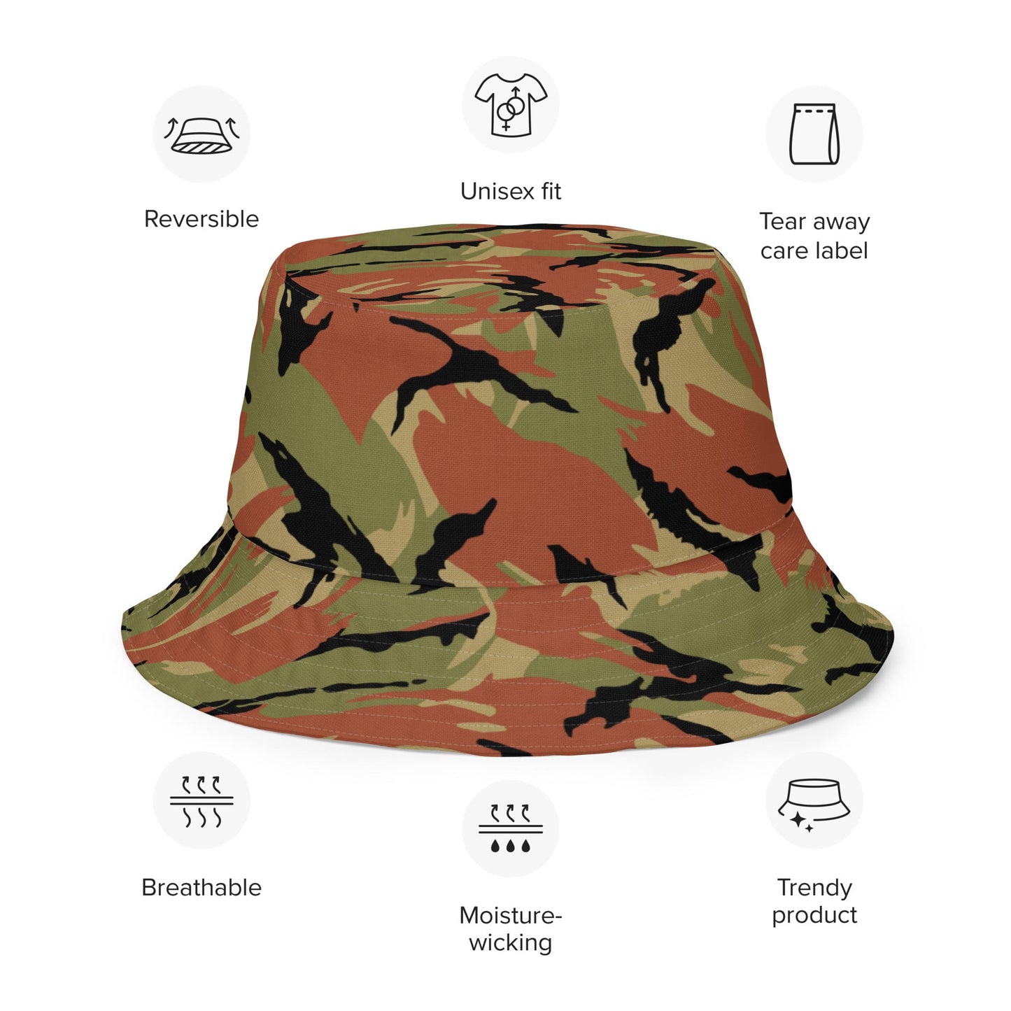 Omani DPM Royal Army CAMO Reversible bucket hat - Bucket Hats