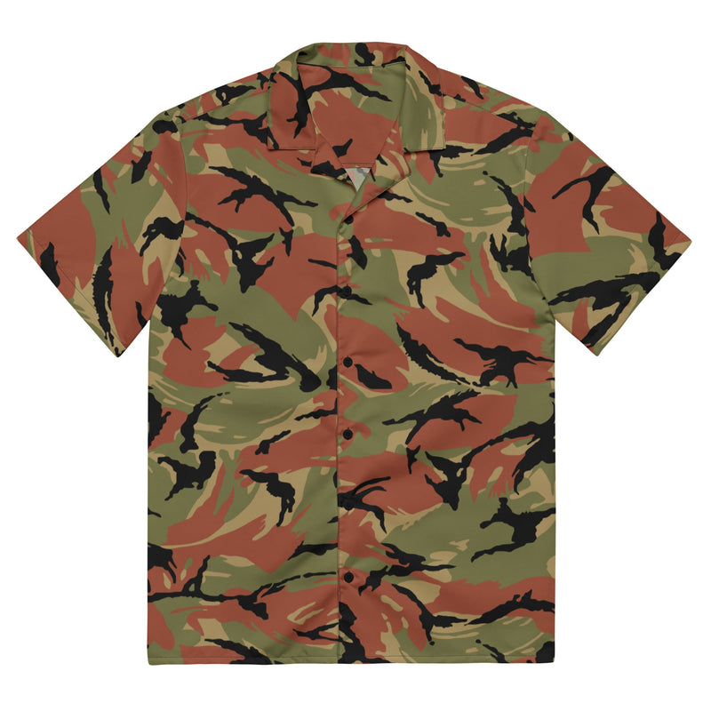 DPM Omani Royal Army CAMO Unisex Short-Sleeve Button Shirt - 2XS - Button-Up