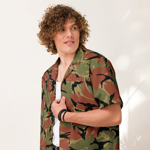 DPM Omani Royal Army CAMO Unisex Short-Sleeve Button Shirt - Button-Up