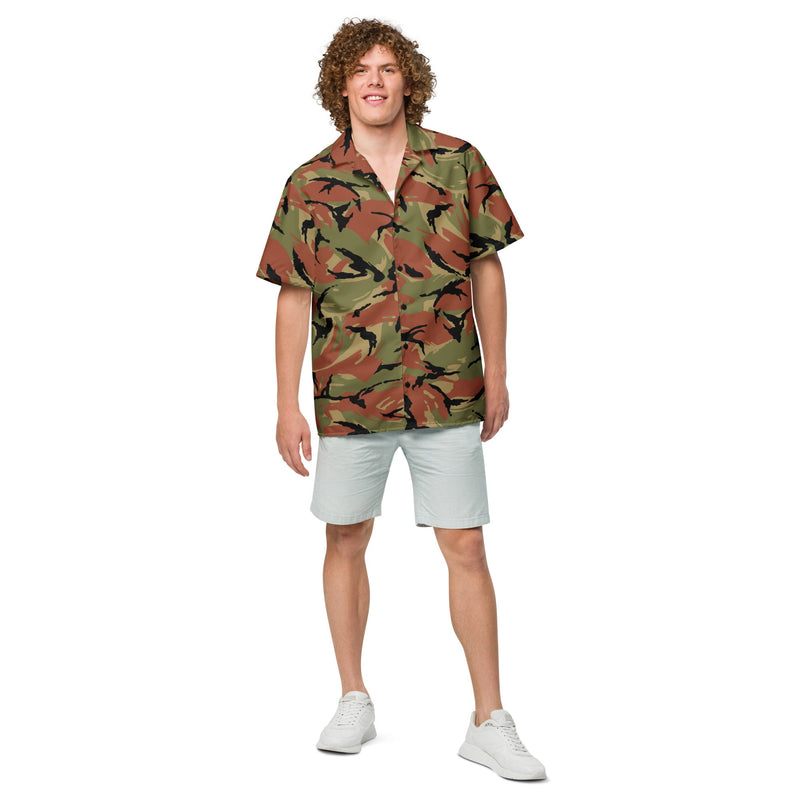 DPM Omani Royal Army CAMO Unisex Short-Sleeve Button Shirt - Button-Up