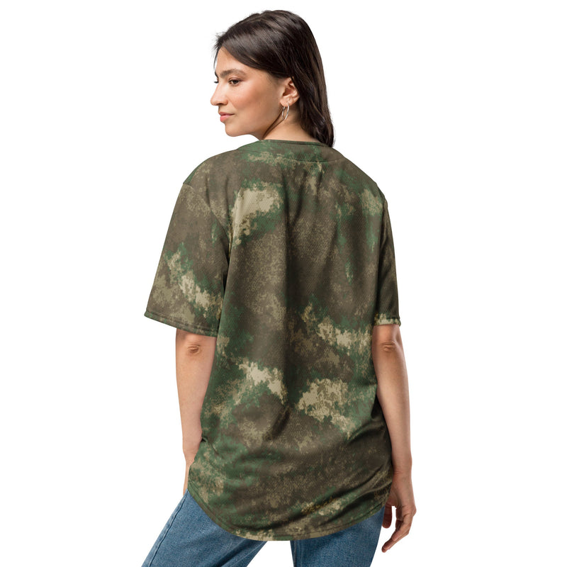 Fractal Earthshadow CAMO Unisex Baseball Jersey
