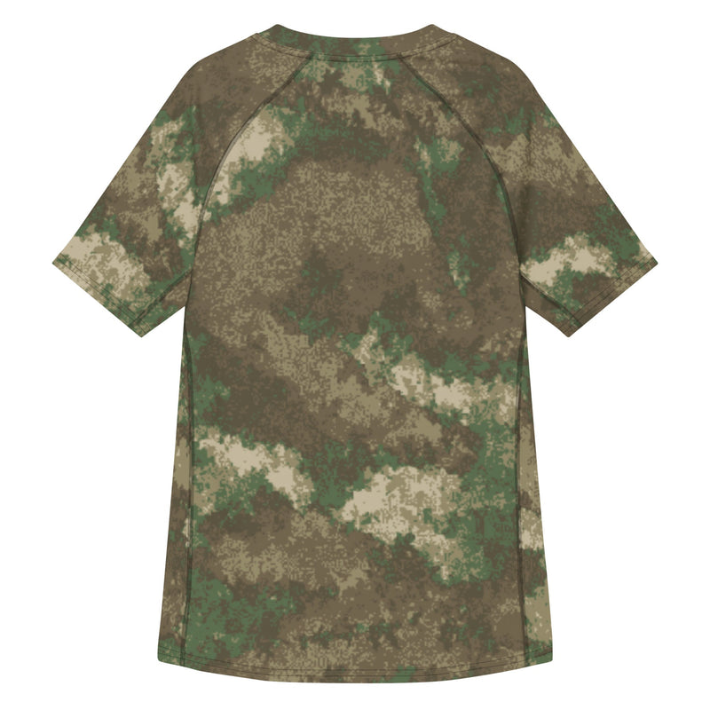 Fractal Earthshadow CAMO Mens Short-Sleeve Rash Guard