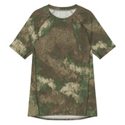 Fractal Earthshadow CAMO Mens Short-Sleeve Rash Guard - 2XS