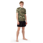 Fractal Earthshadow CAMO Mens Short-Sleeve Rash Guard
