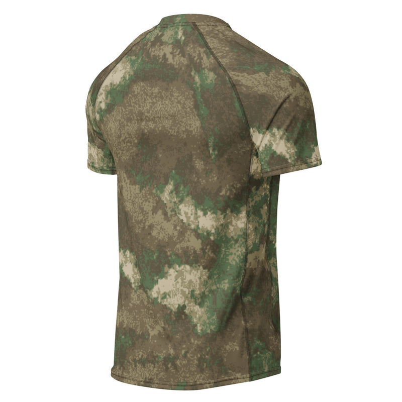 Fractal Earthshadow CAMO Mens Short-Sleeve Rash Guard