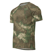 Fractal Earthshadow CAMO Mens Short-Sleeve Rash Guard