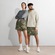Fractal Earthshadow CAMO Unisex Athletic Long Shorts