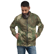 Fractal Earthshadow CAMO Unisex Bomber Jacket - XS