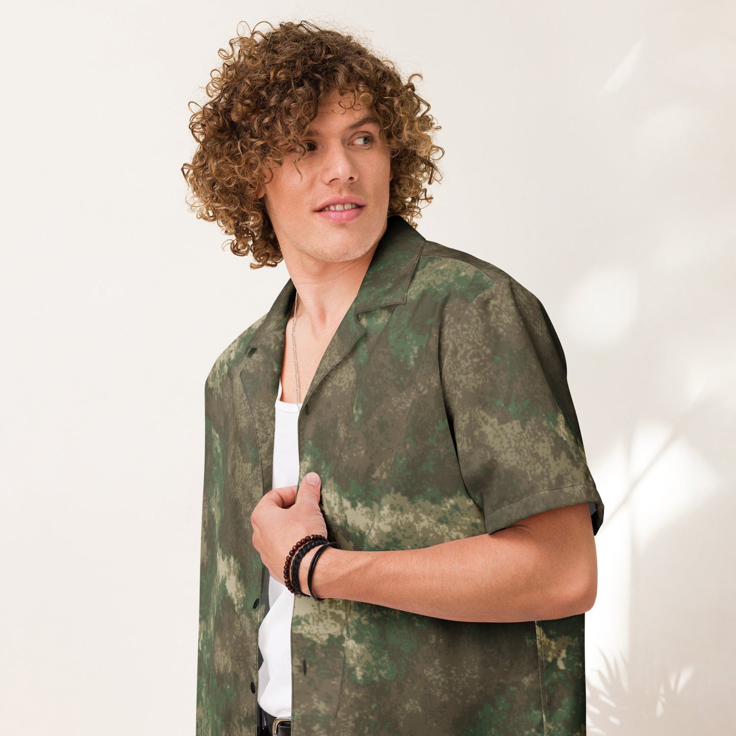 Omni-Terrain CAMO Unisex Short-Sleeve Button Shirt