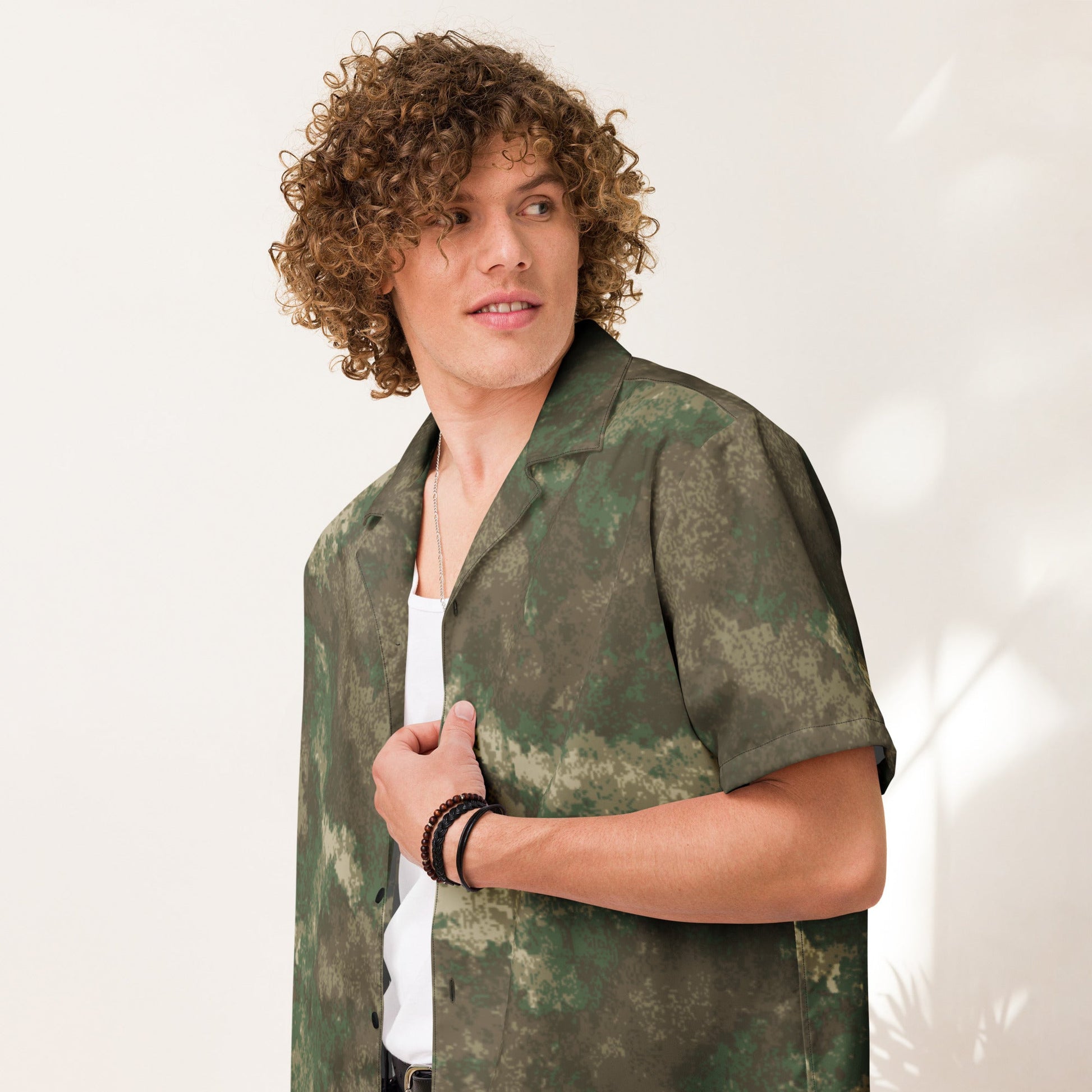Omni-Terrain CAMO Unisex Short-Sleeve Button Shirt