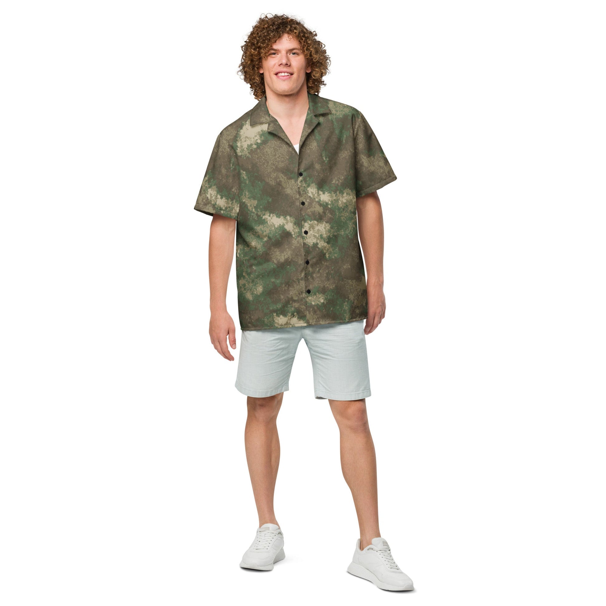 Omni-Terrain CAMO Unisex Short-Sleeve Button Shirt