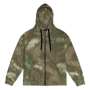 Fractal Earthshadow CAMO Unisex Zip Hoodie - 2XS