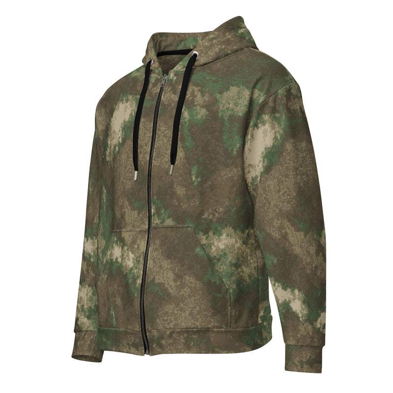 Fractal Earthshadow CAMO Unisex Zip Hoodie