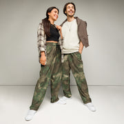 Fractal Earthshadow CAMO Unisex Wide-Leg Joggers - 2XS