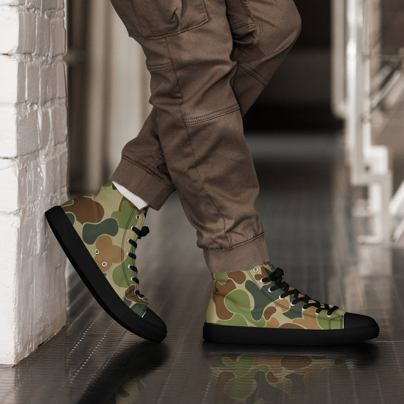 Outback Drift Disruptive CAMO Mens High-Top Canvas Shoes - 5
