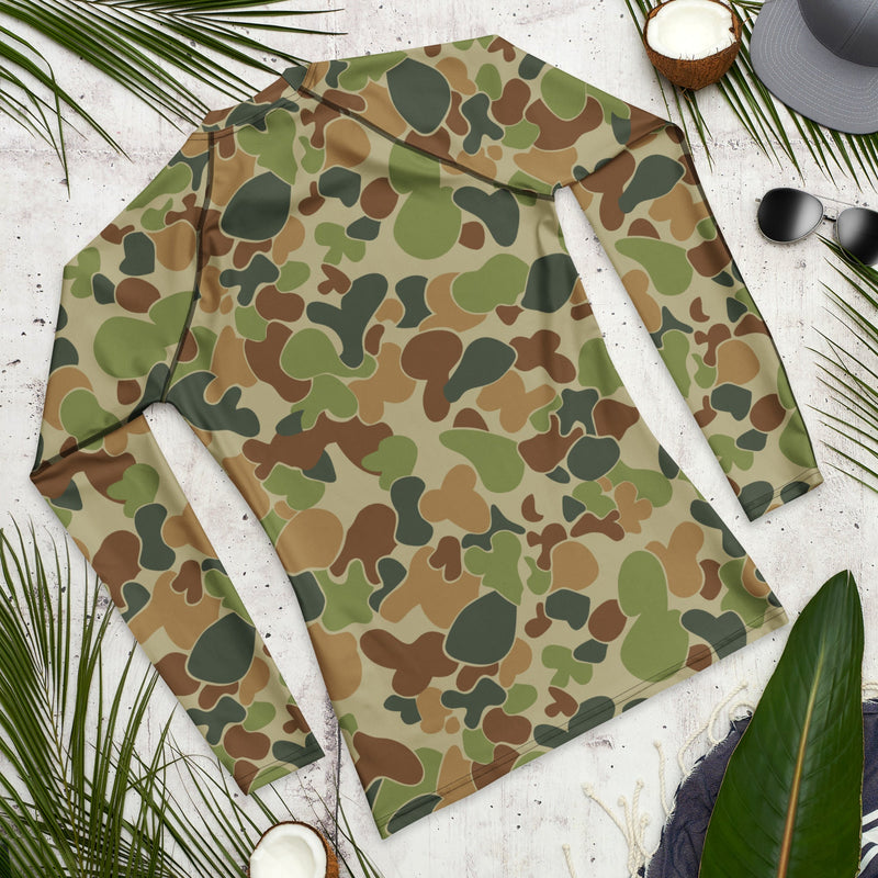 Outback Drift Disruptive CAMO Mens Long-Sleeve Rash Guard - LS