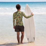 Outback Drift Disruptive CAMO Mens Long-Sleeve Rash Guard - LS
