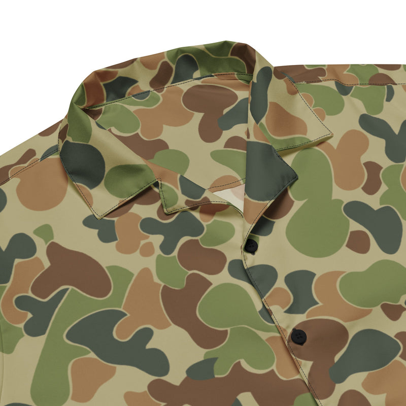Outback Drift Disruptive CAMO Unisex Short-Sleeve Button Shirt - Button-Up