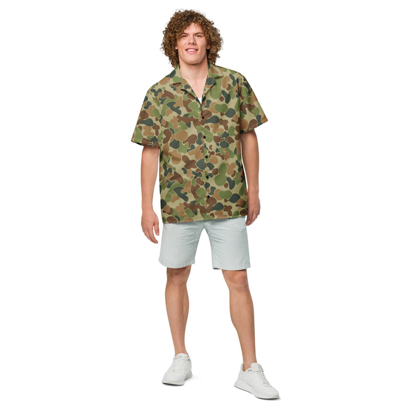 Outback Drift Disruptive CAMO Unisex Short-Sleeve Button Shirt - Button-Up