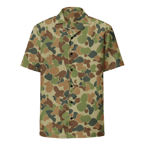 Outback Drift Disruptive CAMO Unisex Short-Sleeve Button Shirt - 2XS - Button-Up