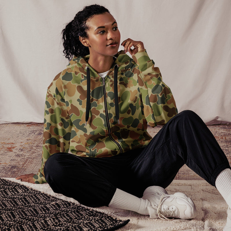Outback Drift Disruptive CAMO Unisex Zip Hoodie