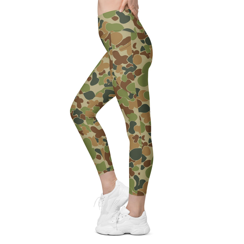 Outback Drift Disruptive CAMO Womens Leggings with Pockets - Women
