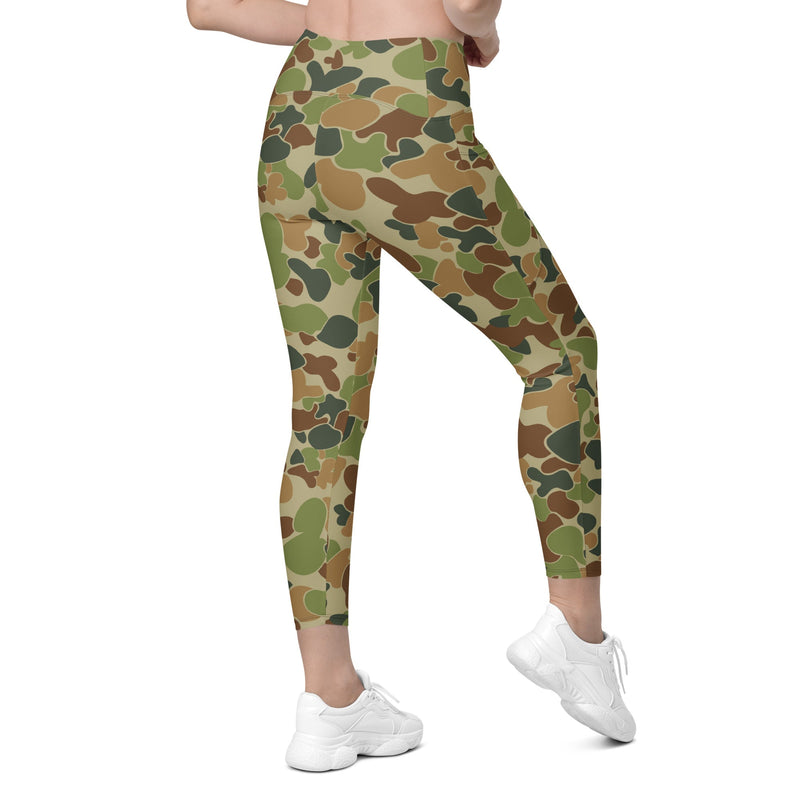 Outback Drift Disruptive CAMO Womens Leggings with Pockets - Women