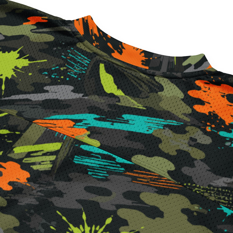 Paintball Impact Strike CAMO Unisex American Football Jersey