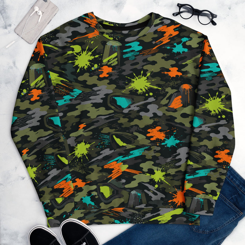 Paintball Impact Strike CAMO Unisex Sweatshirt