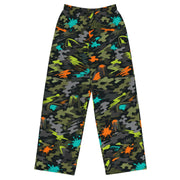 Paintball Impact Strike CAMO Unisex Wide-Leg Leisure Pants - 2XS - Pant