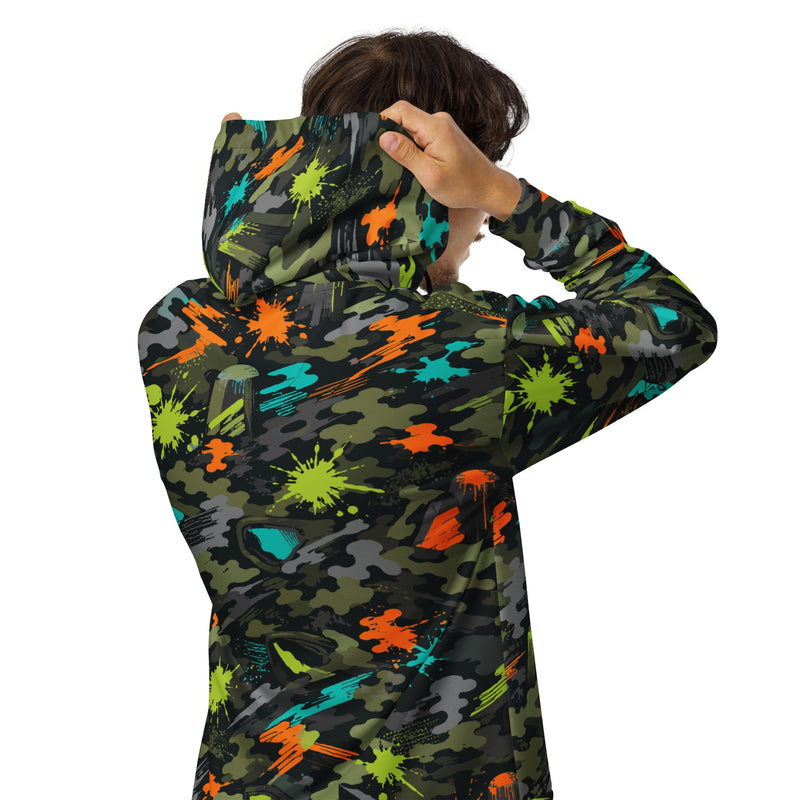 Paintball Impact Strike CAMO Unisex Zip Hoodie
