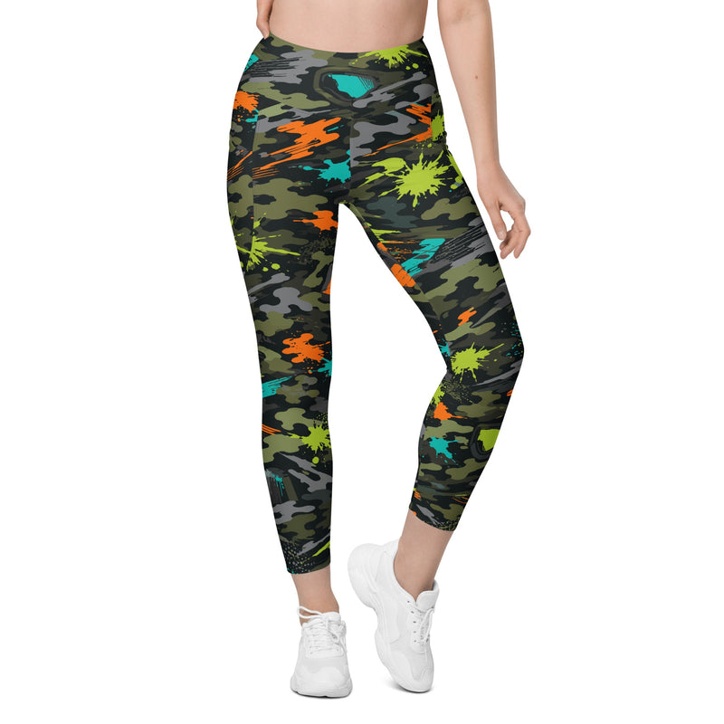 Paintball Impact Strike CAMO Womens Leggings with Pockets - Women