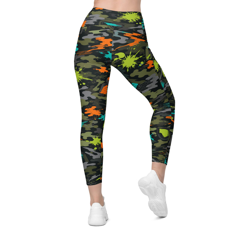 Paintball Impact Strike CAMO Womens Leggings with Pockets - Women