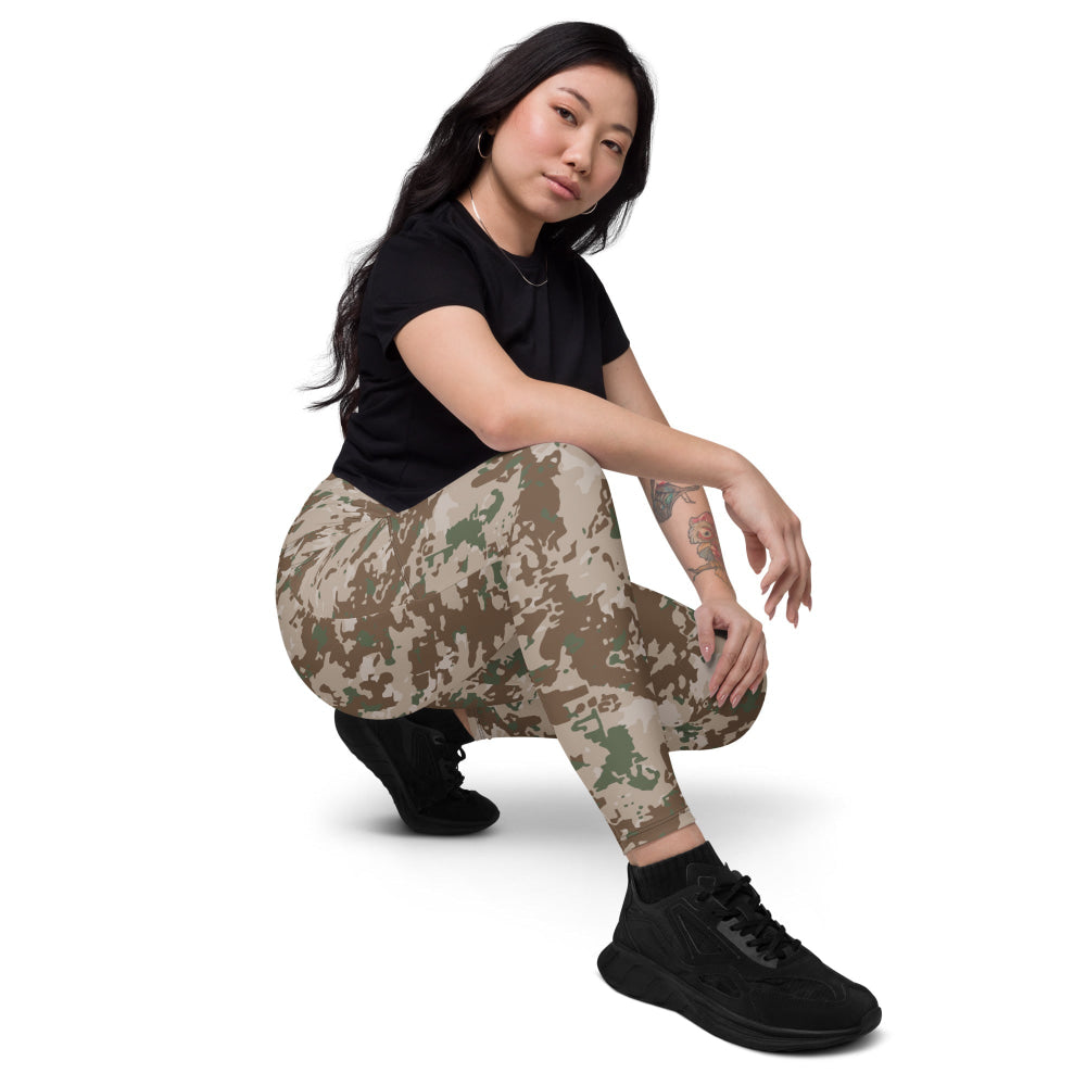 Pakistani Army Arid CAMO Leggings with pockets - Womens With Pockets