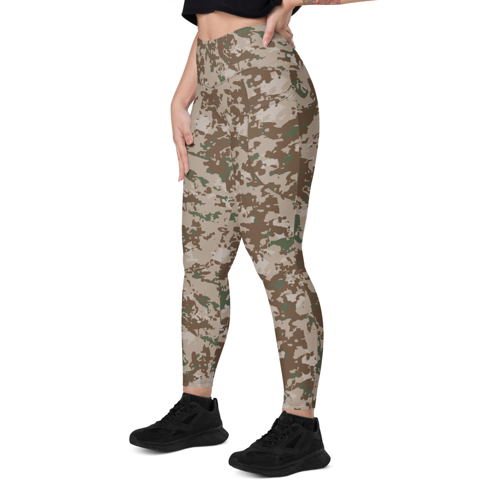 Pakistani Army Arid CAMO Leggings with pockets - Womens With Pockets