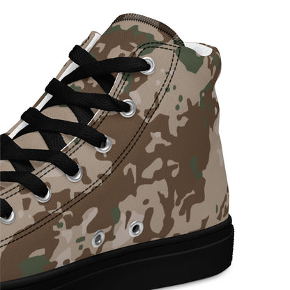 Pakistani Army Arid CAMO Men’s high top canvas shoes - Mens High Top Canvas Shoes