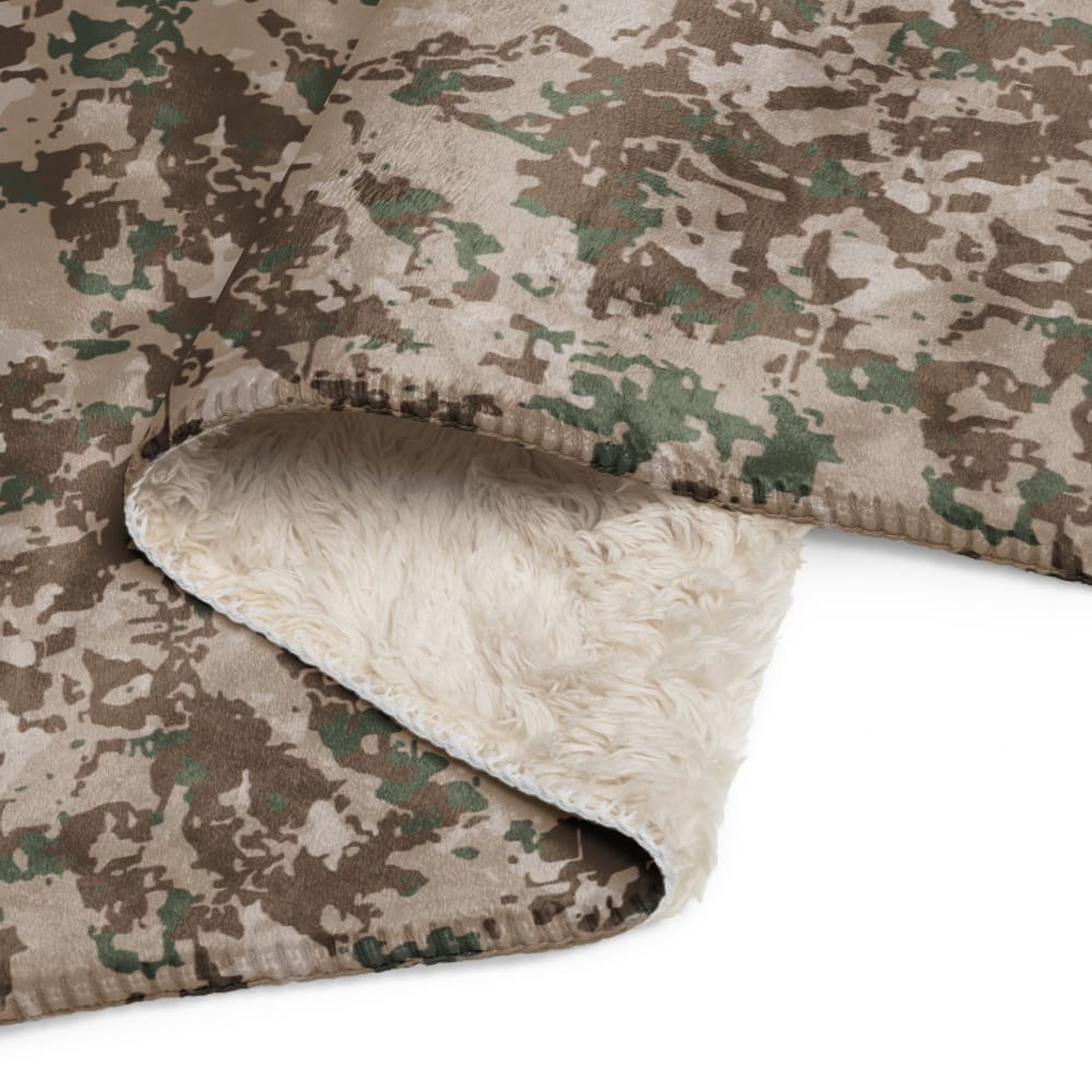 Pakistani Army Arid CAMO Sherpa blanket