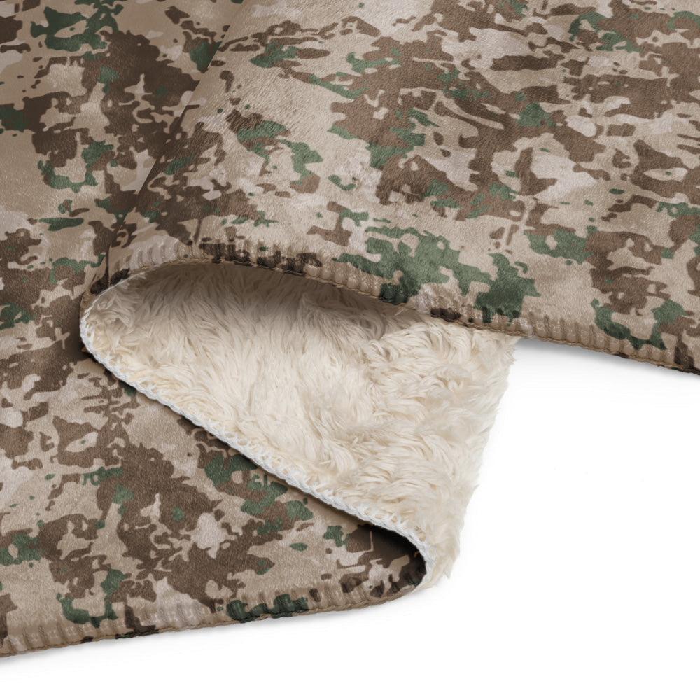 Pakistani Army Arid CAMO Sherpa blanket - Blanket