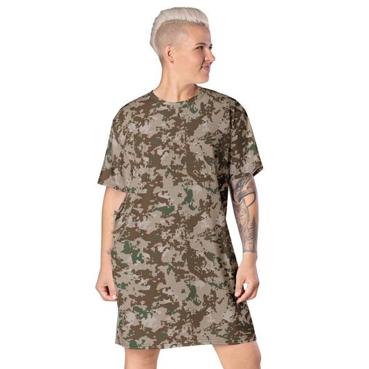 Pakistani Army Arid CAMO T-shirt dress - 2XS - Womens T-Shirt Dress