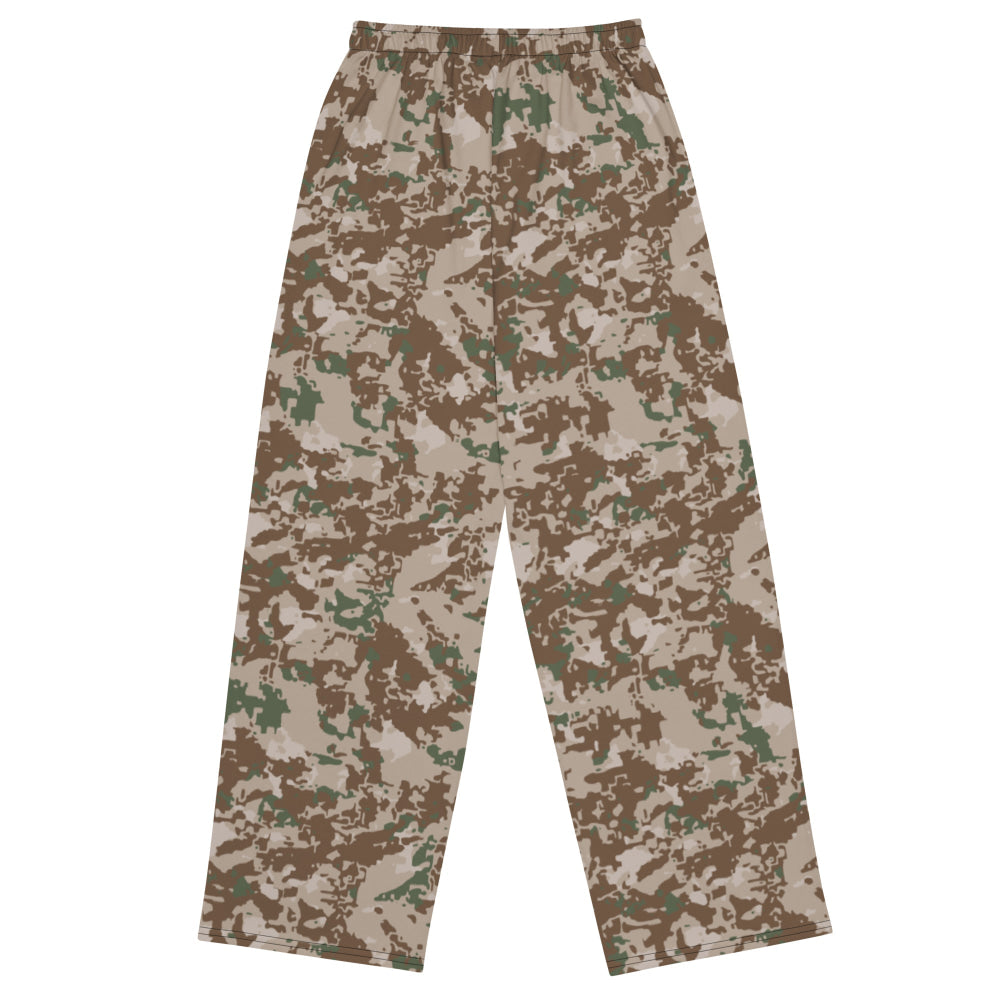 Pakistani Army Arid CAMO unisex wide-leg pants - Unisex Wide-Leg Pants