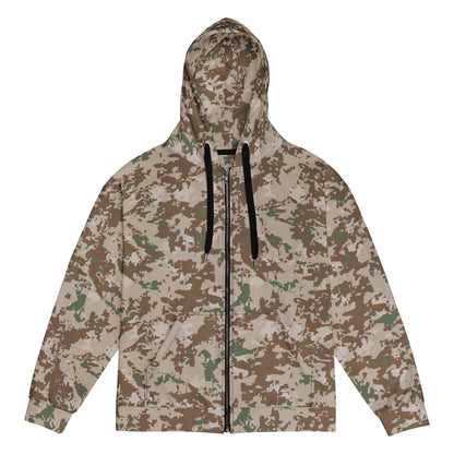 Pakistani Army Arid CAMO Unisex zip hoodie - Zip Hoodie