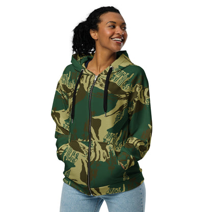 Pakistani Army Brushstroke CAMO Unisex zip hoodie - Zip Hoodie