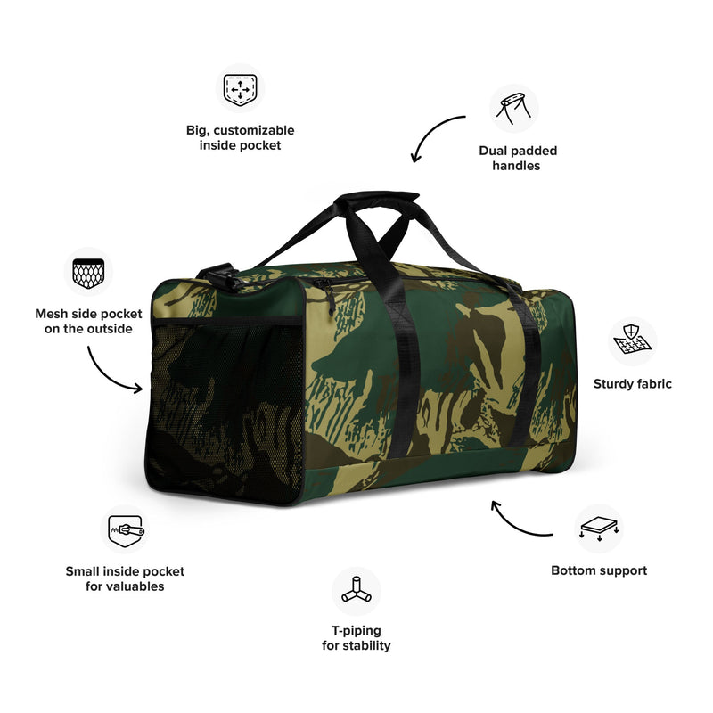 Brushstroke Pakistani Woodland CAMO Duffle Bag